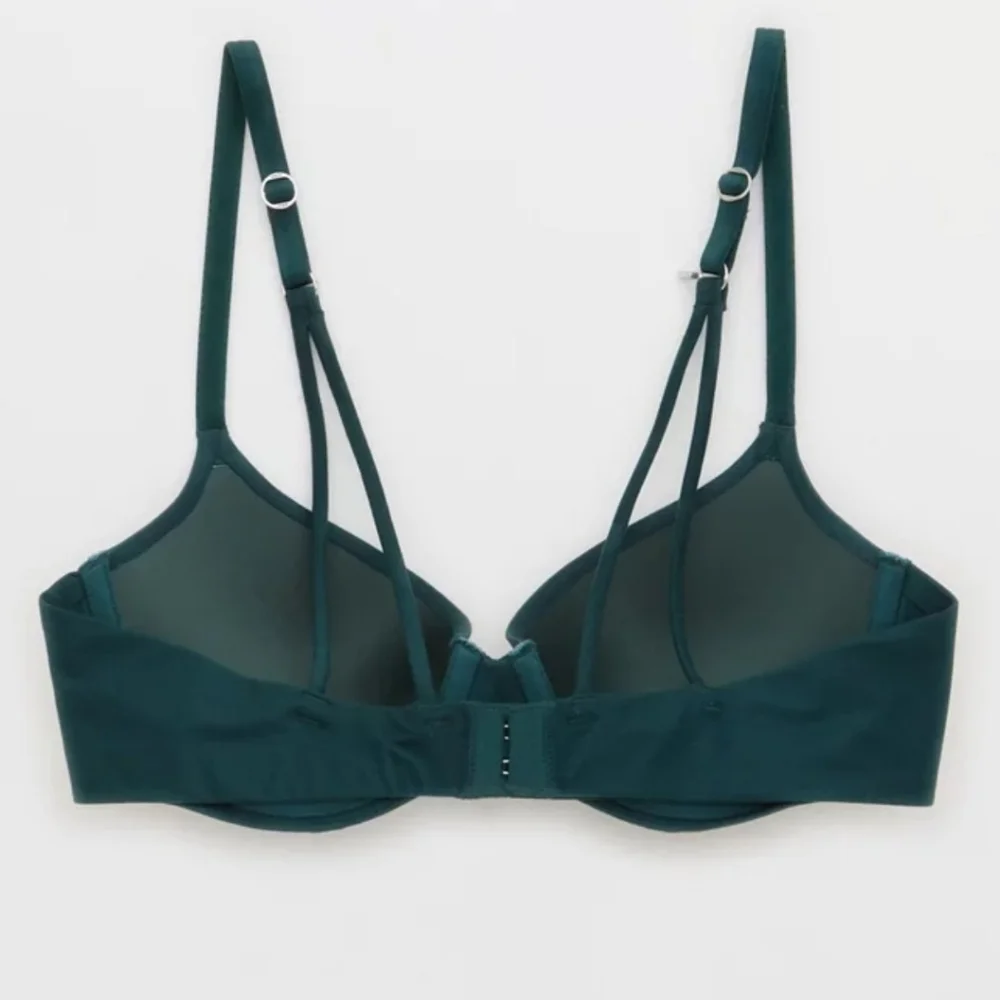 AE Aerie Real Sunnie Demi Push Up Strappy Back Bra, Green, NWT, 38B - Picture 5 of 13